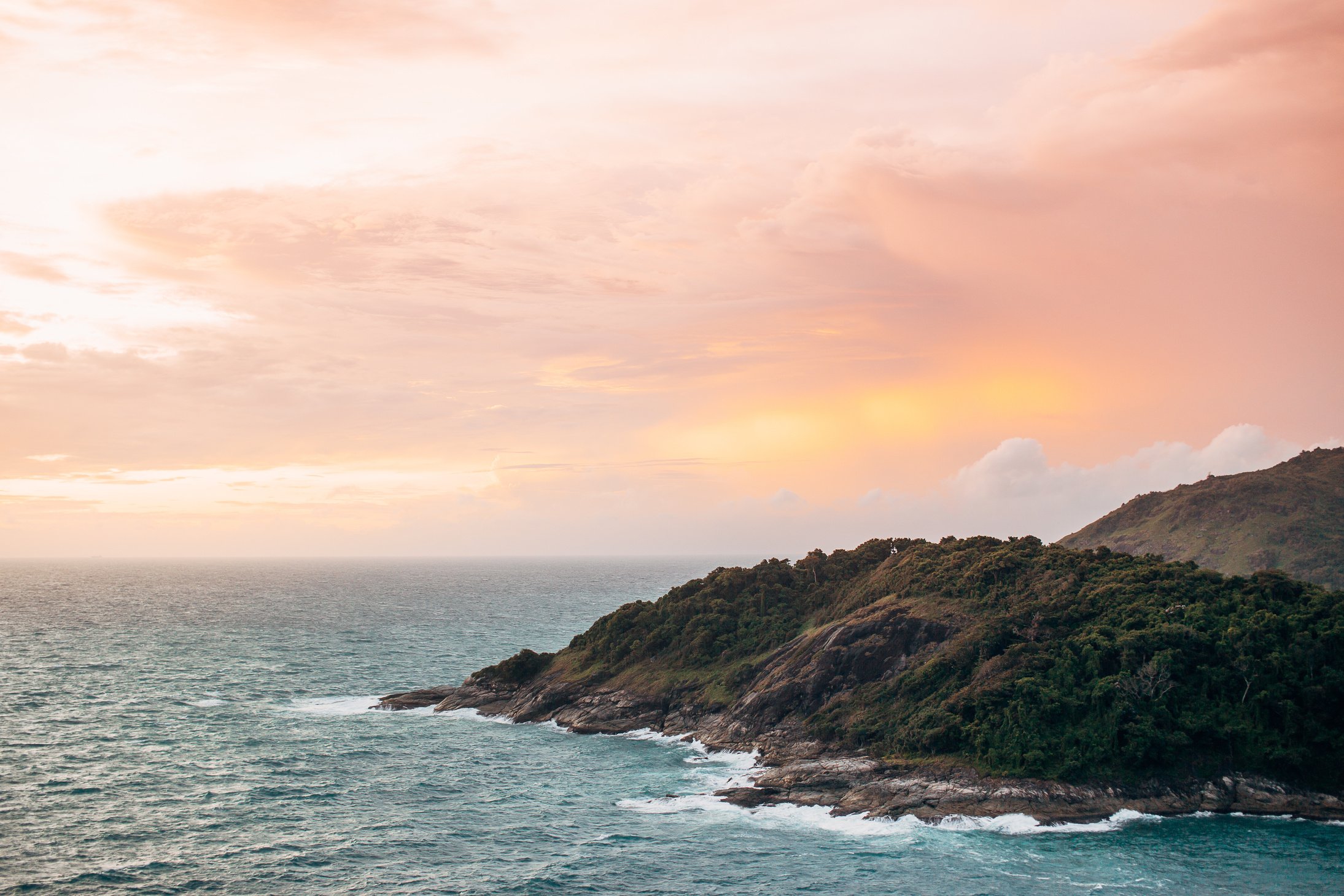 Beautiful Landscape Near the Ocean